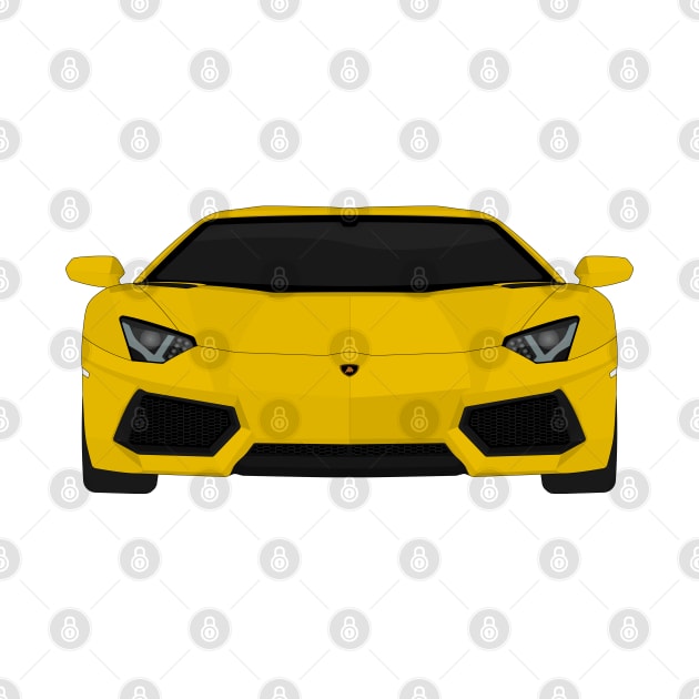 AVENTADOR YELLOW by VENZ0LIC