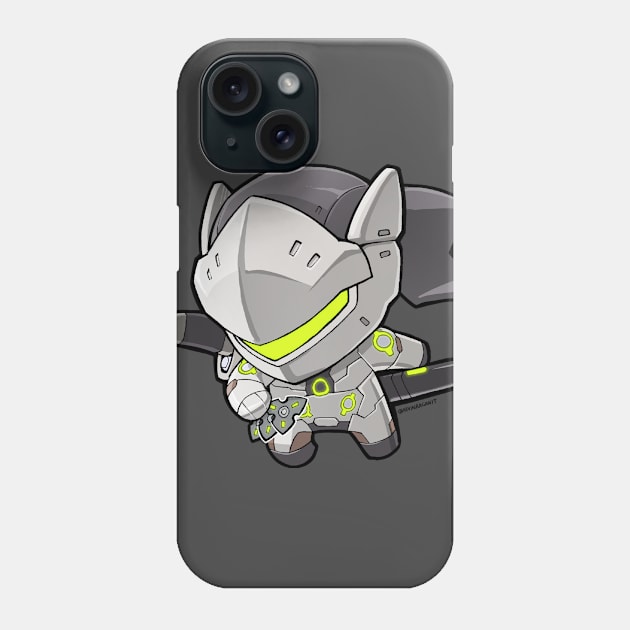 Lil Cyborg Ninja Phone Case by fallerion