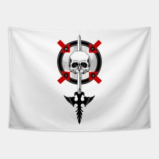 Skull mars Tapestry