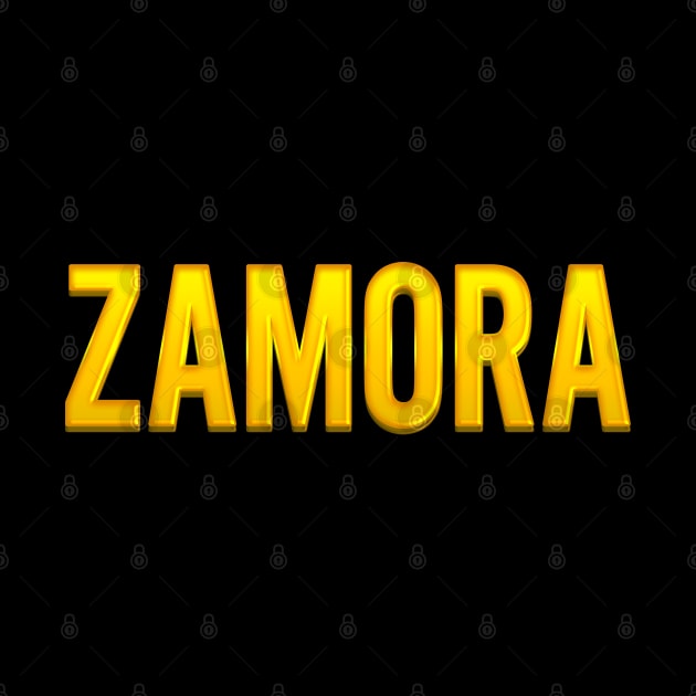 Zamora Family Name by xesed