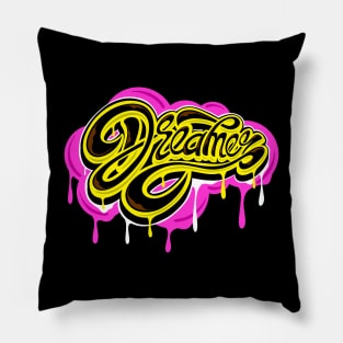 Dreamer Typography Lettering Pillow