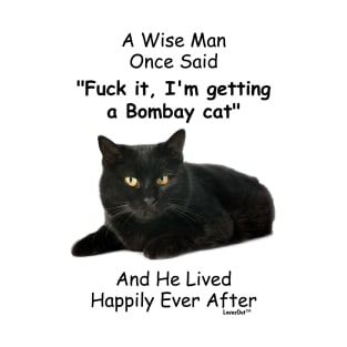 Funny Bombay cat Gift for Men T-Shirt