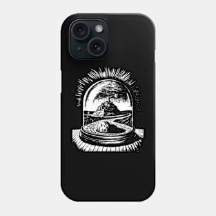 Mont Saint-Michel In snow globe Phone Case