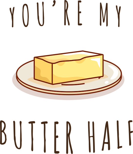 You're My Butter Half Food Kids T-Shirt by PopCycle