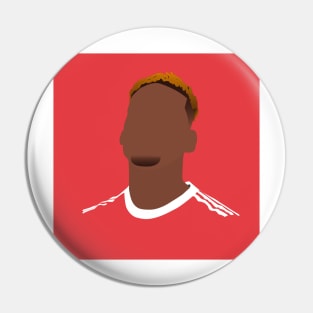 Paul Pogba Minimalistic Face Art Pin