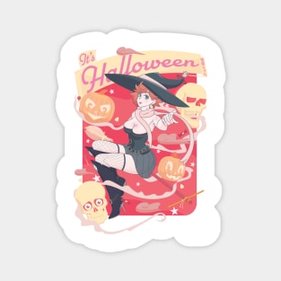 Ginger Variant Kouhai-Chan Witch Halloween 2021 Magnet