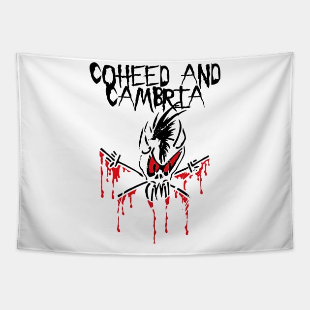 coheed and cbria headbang Tapestry by potato cast