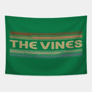 The Vines Retro Lines Tapestry