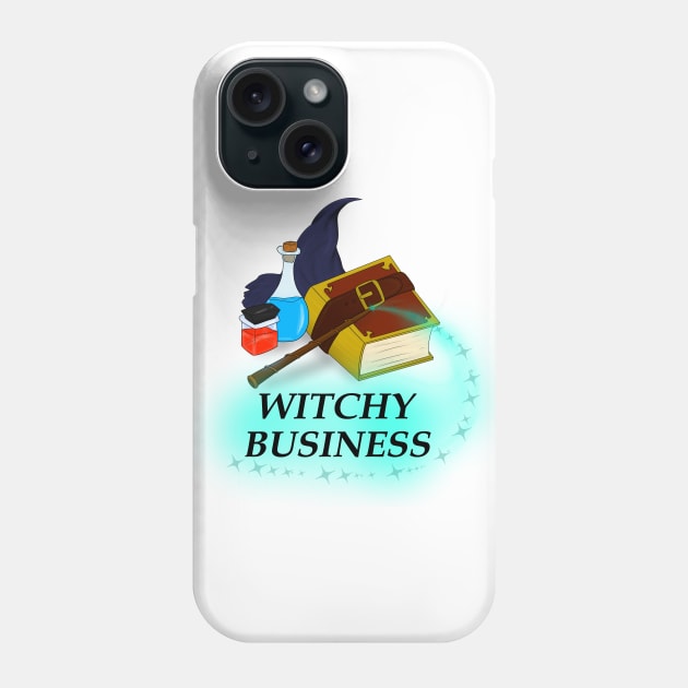 Witchy Business Phone Case by DragonSymphony