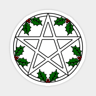 Holly Pentacle Magnet