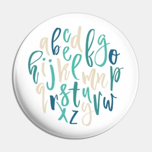 Alphabet Mood Pin