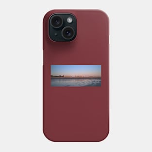 Blyth Beach Huts Panorama Phone Case