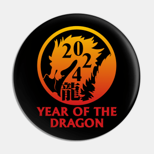 Year of the Dragon 2024 Chinese Zodiac Lunar New Year Pin