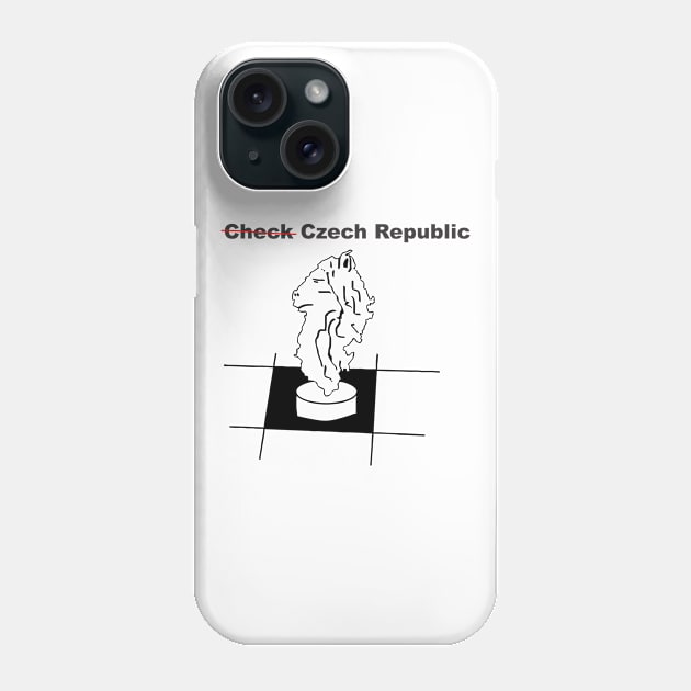 A funny map of Czech Republic. Phone Case by percivalrussell