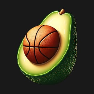 Avocado with basketball core T-Shirt