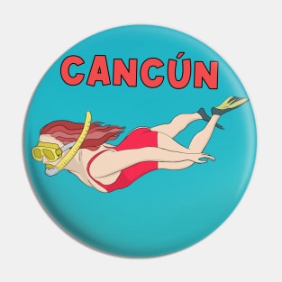 Mexican Travel Cancun Pin