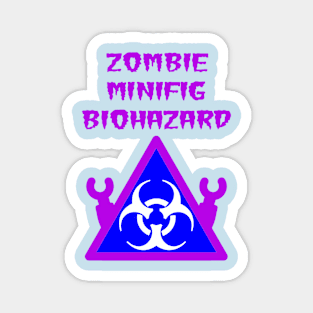 ZOMBIE MINIFIG BIOHAZARD Magnet