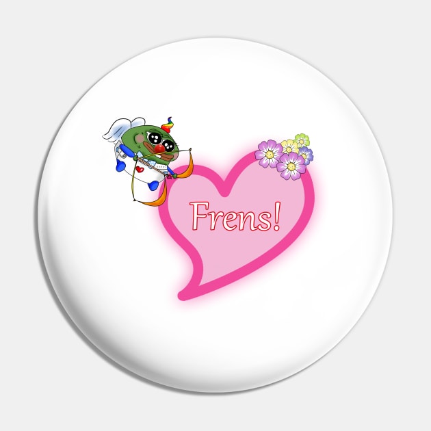 Honk Cupid Love Pocket Tee Pin by FrenArt