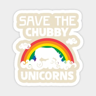 Save the Chubby Unicorn Magnet