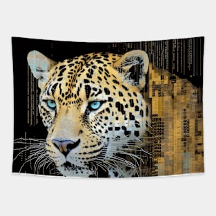 Leopard Animal Art Decor Paint Mosaic Tapestry