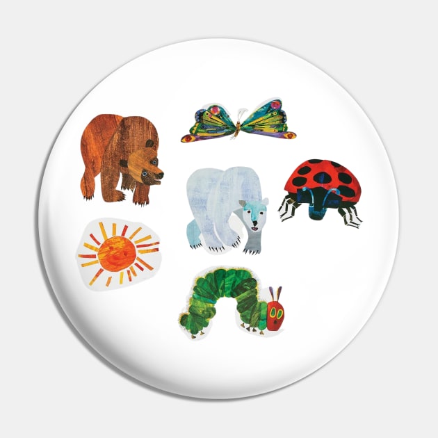 pack of Eric Carle Pin by Bequeat