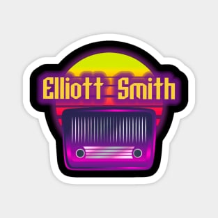 elliot smith retro Magnet
