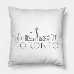 Toronto Minimal Skyline Pillow