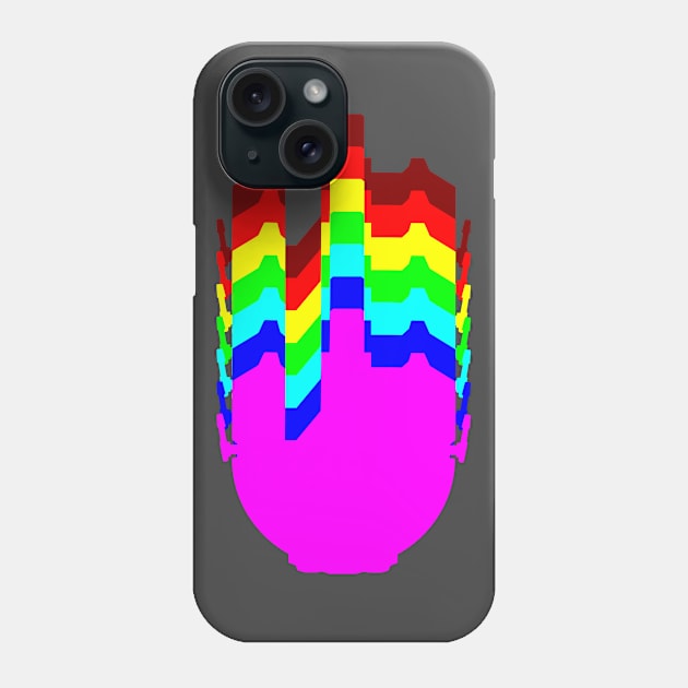 Rainbow Hawk Phone Case by Freq501