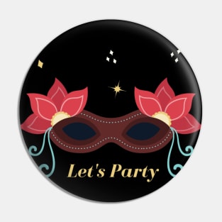 Party Mask Pin