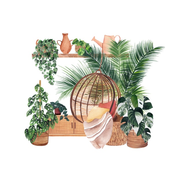 Plant Interior illustration 1 by Gush Art Studio 1