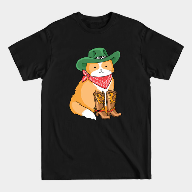 Discover Cowboy Cat - Cowboy - T-Shirt