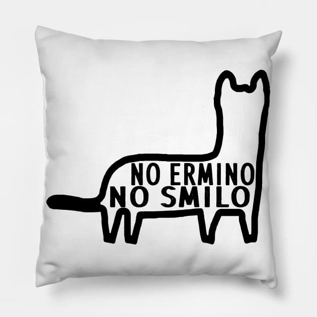 Ermine group ferret women girls design Pillow by FindYourFavouriteDesign