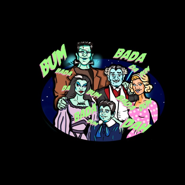 The Munsters by MonicaLaraArt