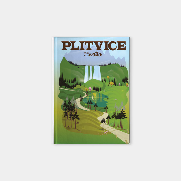 Plitvice Croatia Travel poster