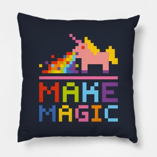 Make magic drunk unicorn Pillow