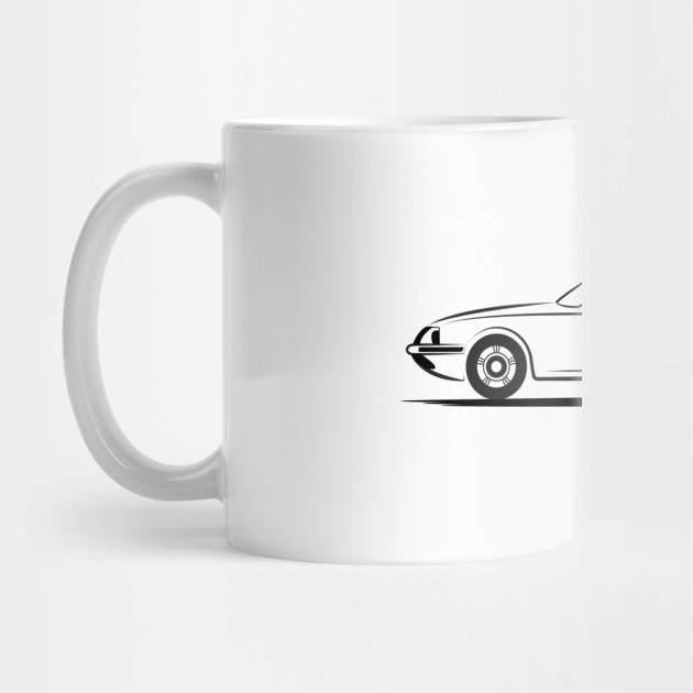 Citroen SM green Figaro Coffee Mug by Aaaah Eeeek Studio - Pixels