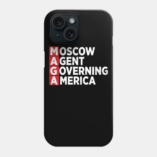 MOSCOW AGENT GOVERNING AMERICA Russia trump Retro Phone Case