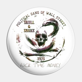 skull and snake Pin