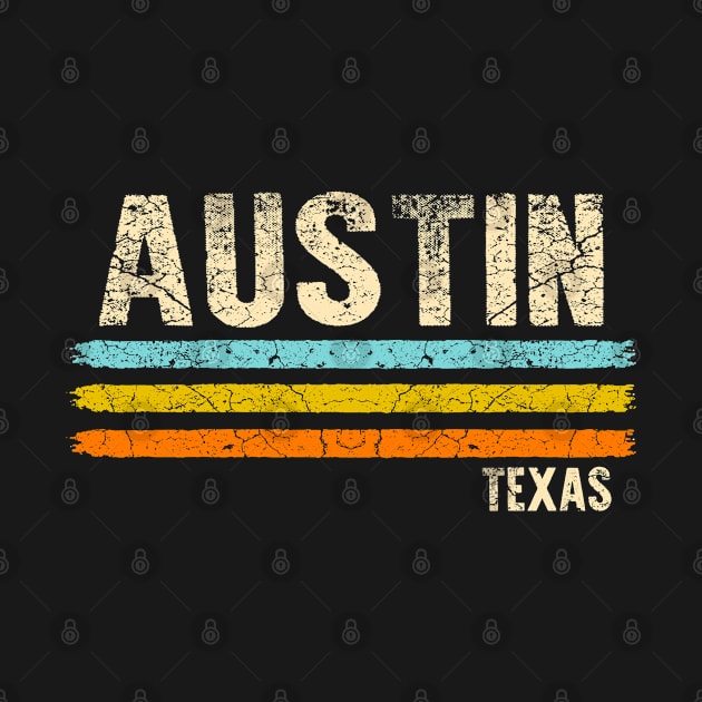 Austin Texas Retro by Mila46