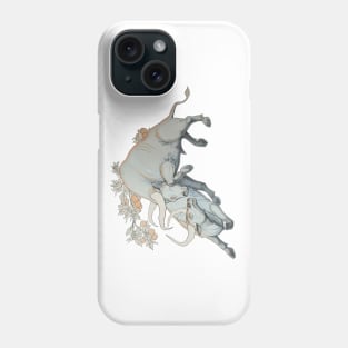 Struggling Bulls Phone Case