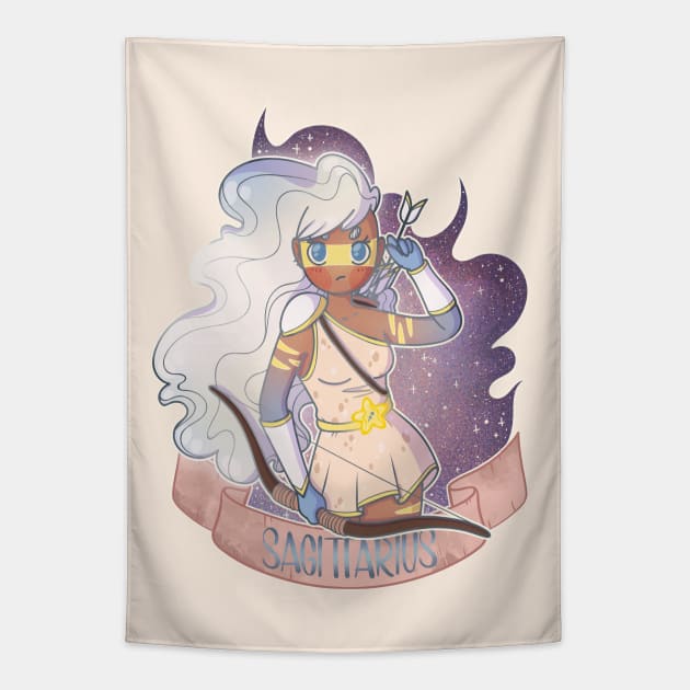 Sagittarius Tapestry by Meeko_Art