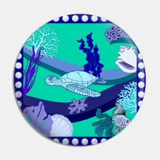 Underwater world Pin