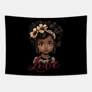 Love, Black Girl, Black Queen, Black Woman, Black History Tapestry