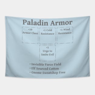 Paladin Armor: Role Playing DND 5e Pathfinder RPG Tabletop RNG Tapestry