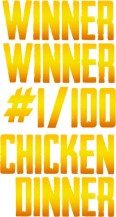 PUBG - Winner Winner Chicken Dinner Magnet