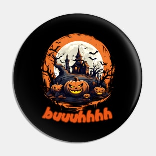 Buuhhhh-Halloween Haunt Pin