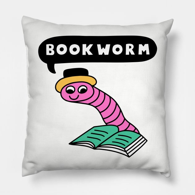 Book Worm Pillow by SEXY RECORDS