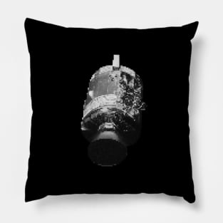 Apollo Command Module - Black and White Pillow