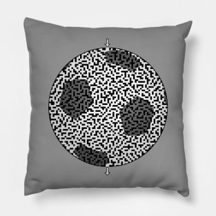 Soccer Ball Shaped Maze & Labyrinth Pillow