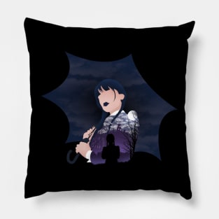 Gothic girl Pillow